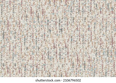 Resumen del patrón de puntas gruesas modernas rotas sobre fondo beige.