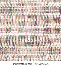Abstract modern grunge stripe pattern. Brown, pale pink and green colorful texture background.