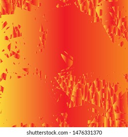 Abstract modern grunge texture  in flaming red & orange