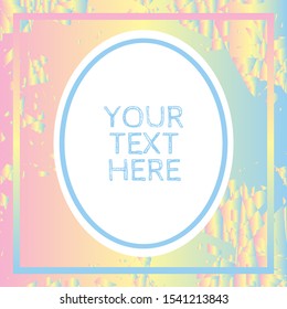 Abstract modern grungy geometric texture background with framed copy space