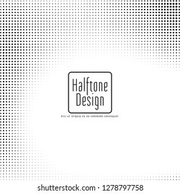 Abstract modern halftone design background