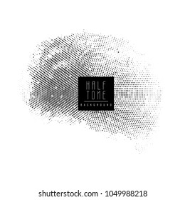 Abstract modern halftone design vector background