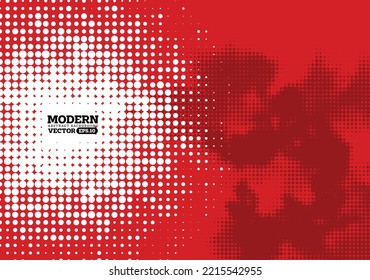 Abstrakte moderne, digitale Technik der Halftone, Design-Konzept für Hintergrund und Tapete, Banner-Hintergrund, Flyer, Bericht, Broschüre, Website-Landung. Vektorpfäge 