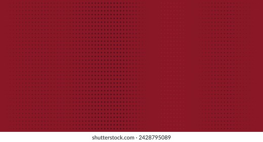 Abstract modern halftone dots background in red color presentation poster