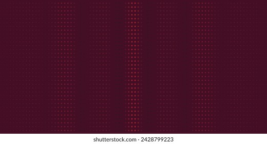 Abstract modern halftone dots background in red color presentation poster
