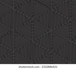 Resumen moderno 
línea geométrica dibujada a mano, triángulos de rayas diseño de patrones sin fisuras para pañuelo, alfombra, ropa, funda de edredón, baldosa, alfombra Maíz mosaico 