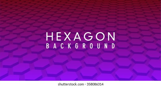 Abstract Modern hexagon Background