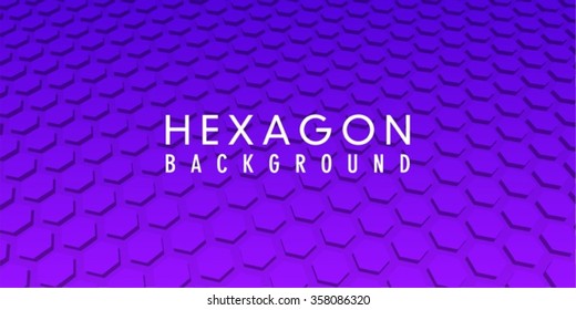Abstract Modern hexagon Background