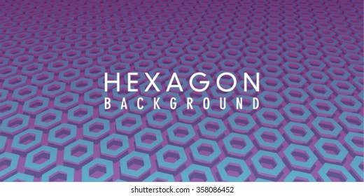 Abstract Modern hexagon Background