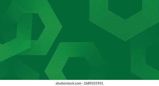 Resumo moderno Hexágono fundo verde cor, ilustração vetorial