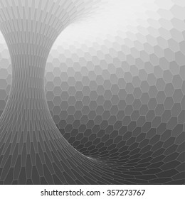 Abstract Modern Hexagon Geometric Background. Polygonal Mosaic Illustration. Can Be Used For Marketing, Website, Print And Presentation.
