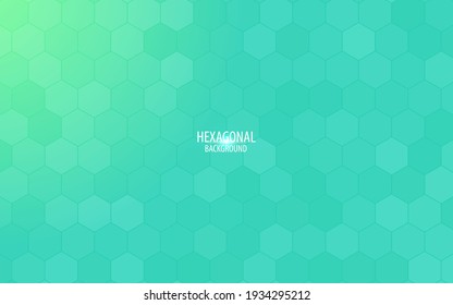 Abstract modern hexagonal background design. Geometric abstract background with hexagons. Honeycomb, science and technology design.