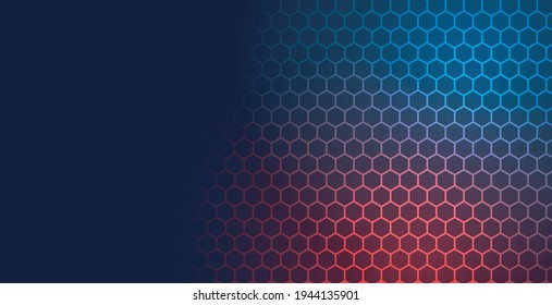 abstract modern hexagonal geometric background template. vector illustration