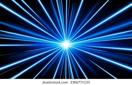 Resumen Moderno movimiento abstracto de alta velocidad y negocios de velocidad de luz con coche eléctrico y concepto Comunicación Hitech fondo de innovación, diseño vectorial