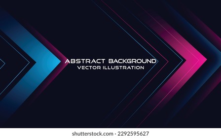 Abstract modern hight speed light arrow line technology background vector illustration.