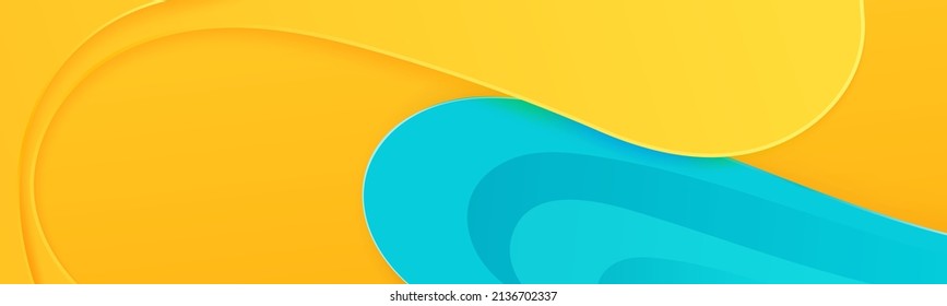 Abstract modern hipster futuristic graphic background. Yellow back with blue shapes. background. Vector abstract background texture design, bright poster, banner yellow and blue background Vector