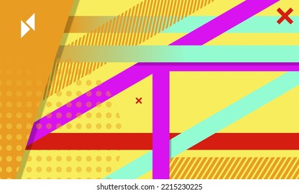 Abstract modern hipster graphic background with dominating bright color. Texture background. Abstract vector background.Perfect for basic background design,ad design, banner, flyer