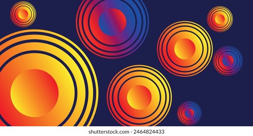 Abstract modern hipster graphic futuristic background. Yellow background with stripes. Vector abstract texture design background, bright poster