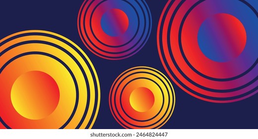 Abstract modern hipster graphic futuristic background. Yellow background with stripes. Vector abstract texture design background, bright poster