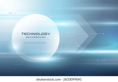 Abstract modern hi-tech background with flowing particles. Vector template for web, business brochure and cover.