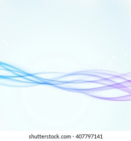 Abstract modern hi-tech power wave card. Vector illustration