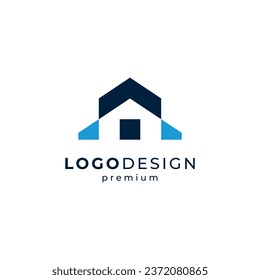 abstract and modern home for real estate or home logo design	