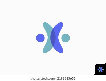 Abstract Modern human Logo Design, Creative Minimal Modern icon