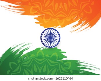 India Independence Day Indian Flag Tricolour Stock Illustration ...