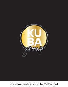 Abstract modern KUBA Group logo template, Vector logo for business and company identity 