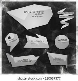 abstract  modern Label or bubble  with background, , can be used for website, info-graphics, banner.