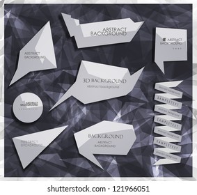 abstract  modern Label or bubble  with background, , can be used for website, info-graphics, banner.