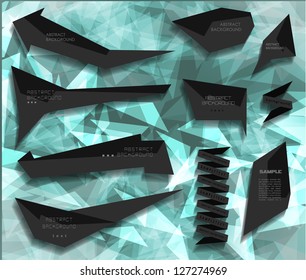 abstract  modern Label or bubble  with background, , can be used for website, info-graphics, banner.