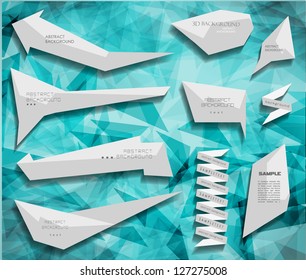 abstract  modern Label or bubble  with background, , can be used for website, info-graphics, banner.