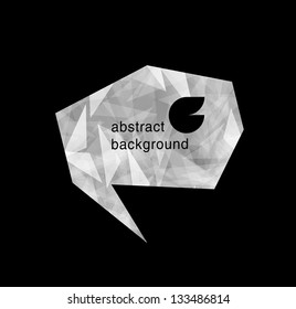 abstract modern Label or bubble with background, can be used for website, info-graphics, banner.