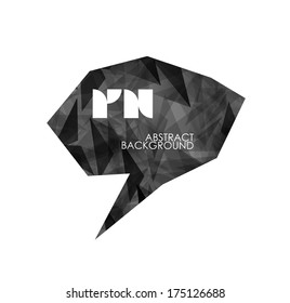 abstract modern Label or bubble with background, can be used for website, info-graphics, banner.
