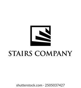 abstract and modern ladder company concept	