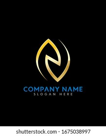 Abstract modern leaf infinity vector logo design, vector logo for business and company identity 