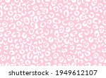 Abstract modern leopard seamless pattern. Animals trendy background. Pink and white decorative vector stock illustration for print, card, postcard, fabric, textile. Modern ornament of stylized skin.