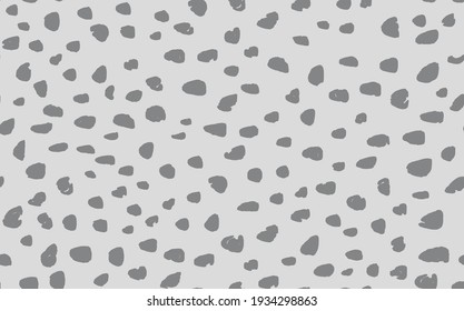 Abstract modern leopard seamless pattern. Animals trendy background. Grey decorative vector illustration for print, card, postcard, fabric, textile. Modern ornament of stylized skin.