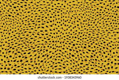 Abstract modern leopard seamless pattern. Animals trendy background. Beige and black decorative vector stock illustration for print, card, postcard, fabric, textile. Modern ornament of stylized skin.