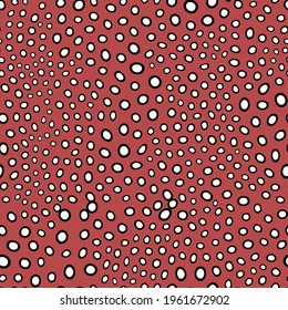 Abstract modern leopard seamless pattern. Animals trendy background. Pink and black decorative vector stock illustration for print, card, postcard, fabric, textile. Modern ornament of stylized skin.