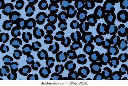 Abstract modern leopard seamless pattern. Animals trendy background. Colorful decorative vector stock illustration for print, card, postcard, fabric, textile. Modern ornament of stylized skin.