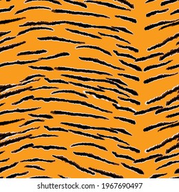 Abstract modern leopard seamless pattern. Animals trendy background. Beige and black decorative vector stock illustration for print, card, postcard, fabric, textile. Modern ornament of stylized skin.