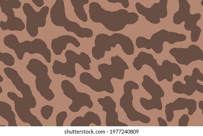 Abstract modern leopard seamless pattern. Animals trendy background. Beige decorative vector stock illustration for print, card, postcard, fabric, textile. Modern ornament of stylized skin.