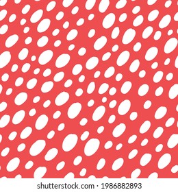 Abstract modern leopard seamless pattern. Animals trendy background. Pink and white decorative vector stock illustration for print, card, postcard, fabric, textile. Modern ornament of stylized skin.