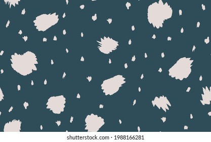 Abstract modern leopard seamless pattern. Animals trendy background. Green and grey decorative vector stock illustration for print, card, postcard, fabric, textile. Modern ornament of stylized skin.