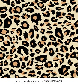 Abstract modern leopard seamless pattern. Animals trendy background. for print, card, postcard, fabric, textile. Modern ornament of stylized skin. Vector stock illustration 