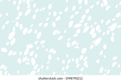 Abstract modern leopard seamless pattern. Animals trendy background. Blue and white decorative vector stock illustration for print, card, postcard, fabric, textile. Modern ornament of stylized skin.