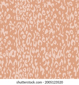 Abstract modern leopard seamless pattern. Animals trendy background. Beige decorative vector stock illustration for print, card, postcard, fabric, textile. Modern ornament of stylized skin.