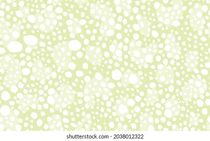Abstract modern leopard seamless pattern. Animals trendy background. Green and white decorative vector stock illustration for print, card, postcard, fabric, textile. Modern ornament of stylized skin.
